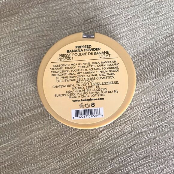NEW β¦ BELLAPIERRE COSMETICS Pressed Banana Powder InβLight - Picture 4 of 5
